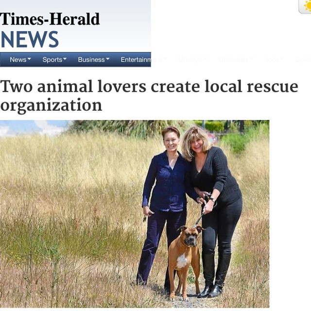 We're in the news! Check out http://www.timesheraldonline.com/general-news/20150521/two-animal-lovers-create-local-rescue-organization for the CARES story.