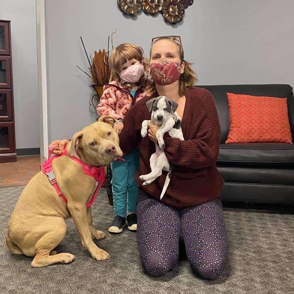 What a day we've had!!! NINE adoptions this morning!! That is NINE animals that have a home for the holidays! They will never again know hunger, loneliness, abandonment, or fear! We are so happy for these babies and their new families! (Tiger pictured with his awesome foster mom because his new mom preferred it!)
.
Thank you all for trusting us and choosing to adopt from our organization. Faces like this are why we do what we do!! Everyone is smiling, happy, and ready to get their babies home! ❤️
.
Happy Tails, kiddos!! We love you, and we can't wait to see you blossom and grow into your new roles in your families!
.
<a target='_blank' href='https://www.instagram.com/explore/tags/adoptdontshop/'>#adoptdontshop</a> <a target='_blank' href='https://www.instagram.com/explore/tags/fureverhomenc/'>#fureverhomenc</a> <a target='_blank' href='https://www.instagram.com/explore/tags/rescuedisourfavoritebreed/'>#rescuedisourfavoritebreed</a> <a target='_blank' href='https://www.instagram.com/explore/tags/rescueloverepeat/'>#rescueloverepeat</a> <a target='_blank' href='https://www.instagram.com/explore/tags/loveisafourleggedword/'>#loveisafourleggedword</a>🐾