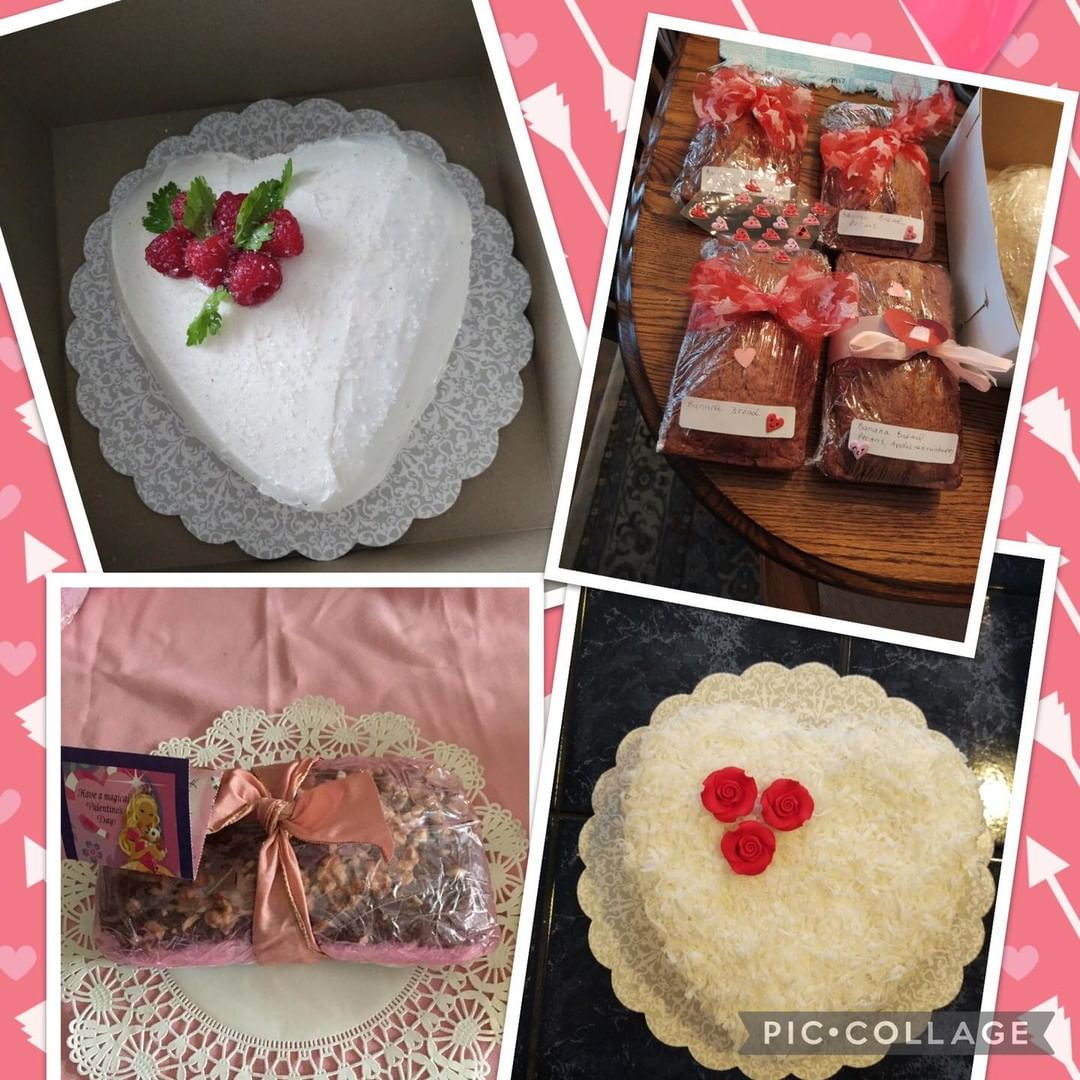 BAKE SALE ! Tomorrow @ All Pets Considered (5004 High Point Rd, Greensboro, NC)
12pm-3pm

Come out and meet some of our pups! We’ll be selling these delicious cakes! All sale go to help the dogs in our rescue! 
1. Valentine Cakes
2. Banana Bread
3. Chocolate Cherry
4. Cranberry, Apple & Nuts
5. Apple & Nuts
...and more! 😋

A special shout-out to our amazing volunteers/bakers extraordinaire, Debbie Ludovissy & Debra Barnes! ❤️