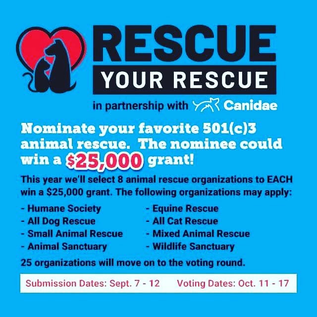 We know that this is very last minute but if everyone could take a minute to nominate us for this grant we would really appreciate it!

Our info:

Rescue Name: Lucy’s Hope Sanctuary & Rescue 

Rescue City: Tucson

Rescue State: Arizona 

Rescue Email: lucyshope@yahoo.com

Rescue Phone Number: 702-321-8602

Thank you!

https://www.tractorsupply.com/tsc/cms/rescue-your-rescue?cm_re=HP-_-BANNER-_-Rescue+Your+Rescue.  <a target='_blank' href='https://www.instagram.com/explore/tags/rescue/'>#rescue</a> <a target='_blank' href='https://www.instagram.com/explore/tags/nominateyourrescue/'>#nominateyourrescue</a><a target='_blank' href='https://www.instagram.com/explore/tags/lucyshoperescue/'>#lucyshoperescue</a>