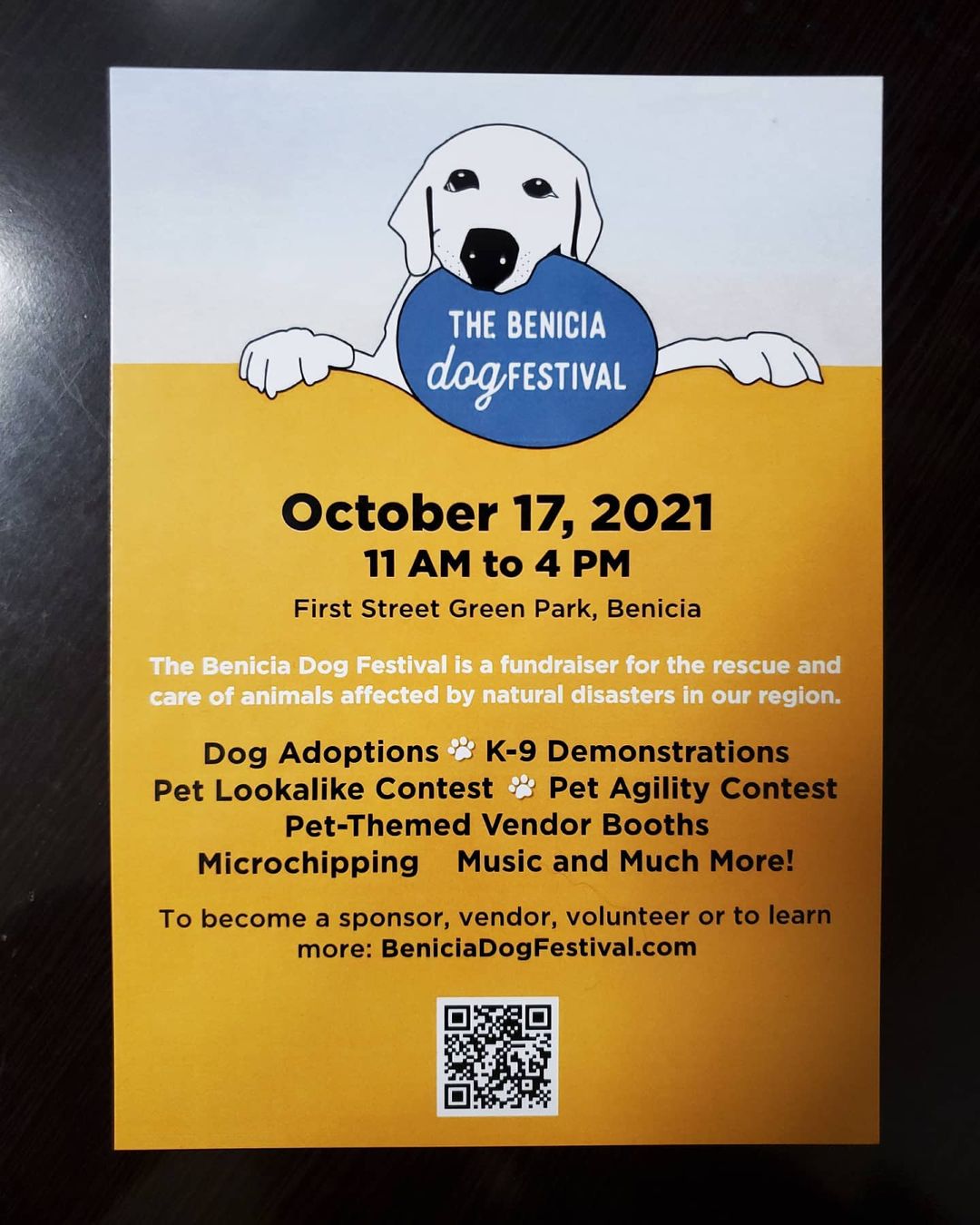 Doggie fun day on October 17th and we want to see you there!! 

@nexgenk9 is a HUGE sponsor and they are hosting a super exciting My Dog and Me Obstacle Course with PRIZES 🏆 

@beniciadogfest 📅 
@nexgenk9 🐶