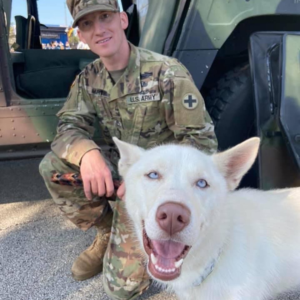 Babette was at Oktoberfest this weekend and met one of our soldiers. She was ready to jump I n the humvee! She’s still looking for her foster or forever home. Please like and share our page. Link in bio for foster or adoption information. <a target='_blank' href='https://www.instagram.com/explore/tags/dogsofinstagram/'>#dogsofinstagram</a> <a target='_blank' href='https://www.instagram.com/explore/tags/adoptdontshop/'>#adoptdontshop</a> <a target='_blank' href='https://www.instagram.com/explore/tags/adoptme/'>#adoptme</a> <a target='_blank' href='https://www.instagram.com/explore/tags/adoptadog/'>#adoptadog</a> <a target='_blank' href='https://www.instagram.com/explore/tags/lookingforahome/'>#lookingforahome</a> <a target='_blank' href='https://www.instagram.com/explore/tags/foreverhome/'>#foreverhome</a> <a target='_blank' href='https://www.instagram.com/explore/tags/rescuedog/'>#rescuedog</a> <a target='_blank' href='https://www.instagram.com/explore/tags/fosterdog/'>#fosterdog</a> <a target='_blank' href='https://www.instagram.com/explore/tags/manypawsglobalrescue/'>#manypawsglobalrescue</a>