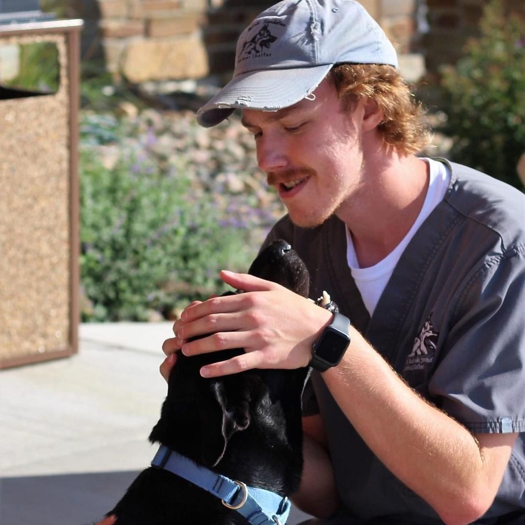 🥰 Staff appreciation post! 🥰 We are so lucky to have such a wonderful staff that truly cares about the well-being of our animals. Pictures here are a few members of or animal care team as they send Labrador, Patrick off to his live-in training program.