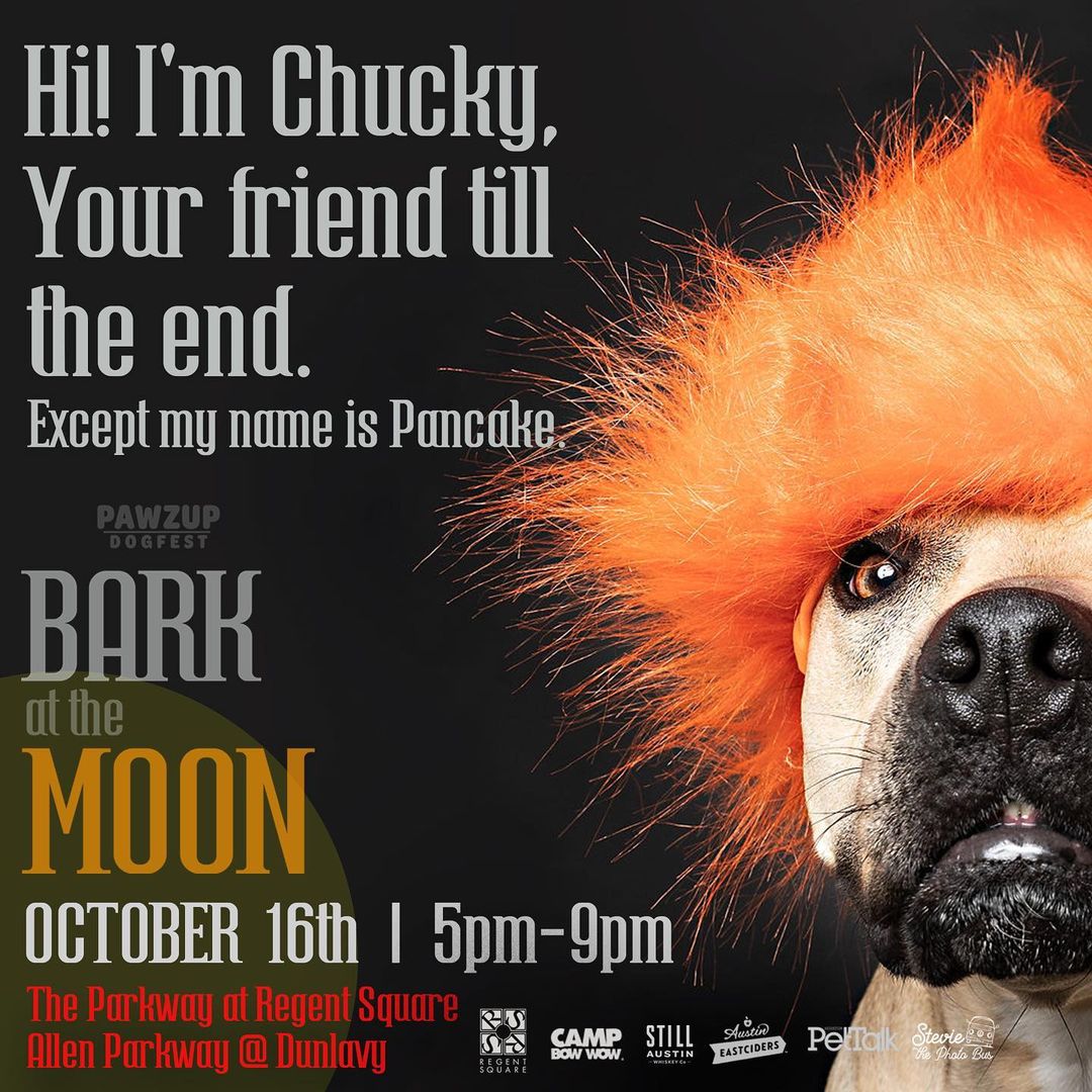 Come see us next Saturday at Bark at the Moon from 5pm-9pm! We will have adoptable dogs, rescue merchandise and some awesome raffle prizes! <a target='_blank' href='https://www.instagram.com/explore/tags/hhfr/'>#hhfr</a> <a target='_blank' href='https://www.instagram.com/explore/tags/pawzup/'>#pawzup</a> <a target='_blank' href='https://www.instagram.com/explore/tags/barkatthemoon/'>#barkatthemoon</a> <a target='_blank' href='https://www.instagram.com/explore/tags/halloween2021/'>#halloween2021</a> <a target='_blank' href='https://www.instagram.com/explore/tags/fundraiser/'>#fundraiser</a> <a target='_blank' href='https://www.instagram.com/explore/tags/supportrescue/'>#supportrescue</a> <a target='_blank' href='https://www.instagram.com/explore/tags/rescuedogsofinstagram/'>#rescuedogsofinstagram</a> <a target='_blank' href='https://www.instagram.com/explore/tags/Houston/'>#Houston</a>