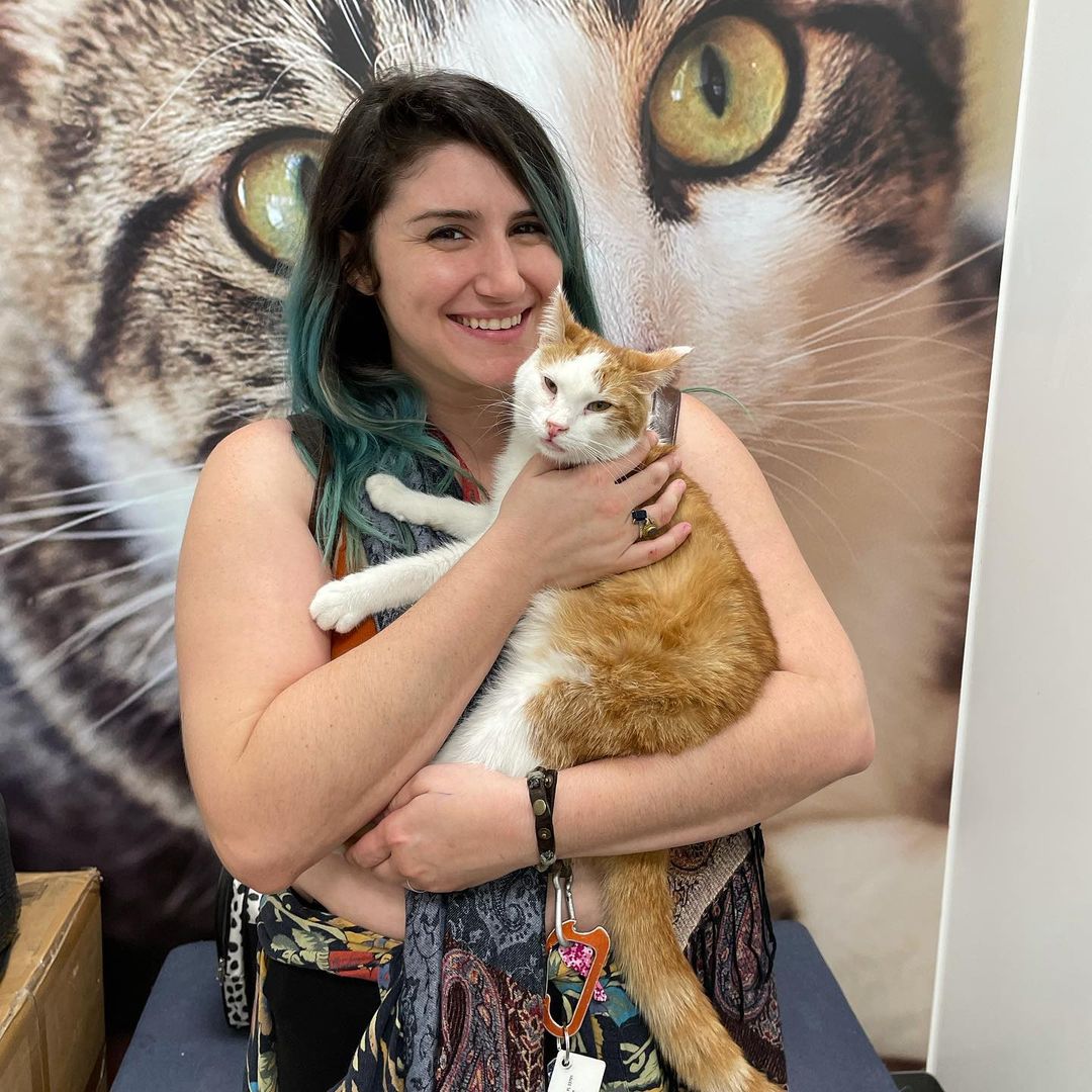 Ying melted in his new mamas arms. Congrats! <a target='_blank' href='https://www.instagram.com/explore/tags/adoptdontshop/'>#adoptdontshop</a> <a target='_blank' href='https://www.instagram.com/explore/tags/adoptionday/'>#adoptionday</a>