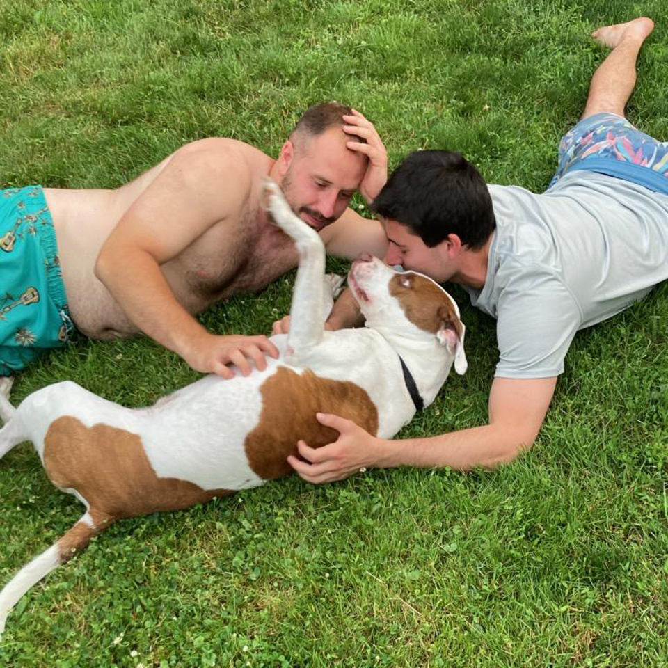 October is Pit Bull Awareness Month! 🐶❤️ Pit Bulls are often misunderstood and overlooked in shelters because of negative stereotypes – there are so many waiting and very deserving of loving homes.⁣
⁣
Our Toby waited for more than 6 months before being adopted by our wonderful kennel manager, Maria, and her family. This adora-bull pooch is a perfect example of how incredibly loving, friendly and gentle pitties can be! He greets everyone with unconditional love… including people of all ages, other dogs and even the occasional duck or rabbit!⁣
⁣
Do you have a VIP (very important pit bull)? Post their pic and tag us - let's celebrate them together! 🎉⁣
⁣
<a target='_blank' href='https://www.instagram.com/explore/tags/PitBullAwarenessMonth/'>#PitBullAwarenessMonth</a> <a target='_blank' href='https://www.instagram.com/explore/tags/pitbullawareness/'>#pitbullawareness</a> <a target='_blank' href='https://www.instagram.com/explore/tags/pittielove/'>#pittielove</a> <a target='_blank' href='https://www.instagram.com/explore/tags/changeminds/'>#changeminds</a> <a target='_blank' href='https://www.instagram.com/explore/tags/petrescuealum/'>#petrescuealum</a> <a target='_blank' href='https://www.instagram.com/explore/tags/pitbulllovers/'>#pitbulllovers</a> <a target='_blank' href='https://www.instagram.com/explore/tags/pitbullsarelove/'>#pitbullsarelove</a> <a target='_blank' href='https://www.instagram.com/explore/tags/pitbulllove/'>#pitbulllove</a> <a target='_blank' href='https://www.instagram.com/explore/tags/happytail/'>#happytail</a> <a target='_blank' href='https://www.instagram.com/explore/tags/pupdate/'>#pupdate</a>