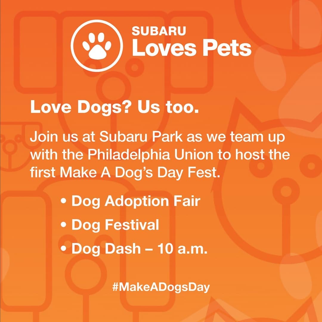 Come out & see us at Subaru Park in West Chester on 10/24! Thanks to @subaru_usa and @philaunion for hosting this event <a target='_blank' href='https://www.instagram.com/explore/tags/MakeADogsDay/'>#MakeADogsDay</a> <a target='_blank' href='https://www.instagram.com/explore/tags/adoptdontshop/'>#adoptdontshop</a> <a target='_blank' href='https://www.instagram.com/explore/tags/arcticspiritrescue/'>#arcticspiritrescue</a> <a target='_blank' href='https://www.instagram.com/explore/tags/rescuedogs/'>#rescuedogs</a> <a target='_blank' href='https://www.instagram.com/explore/tags/rescuedogsofinstagram/'>#rescuedogsofinstagram</a> <a target='_blank' href='https://www.instagram.com/explore/tags/fosteringsaveslives/'>#fosteringsaveslives</a> <a target='_blank' href='https://www.instagram.com/explore/tags/fosterdogsofinstagram/'>#fosterdogsofinstagram</a> <a target='_blank' href='https://www.instagram.com/explore/tags/fosterdogs/'>#fosterdogs</a> <a target='_blank' href='https://www.instagram.com/explore/tags/dogs/'>#dogs</a> <a target='_blank' href='https://www.instagram.com/explore/tags/siberianhusky/'>#siberianhusky</a> <a target='_blank' href='https://www.instagram.com/explore/tags/siberianhuskiesofinstagram/'>#siberianhuskiesofinstagram</a> <a target='_blank' href='https://www.instagram.com/explore/tags/husky/'>#husky</a> <a target='_blank' href='https://www.instagram.com/explore/tags/huskiesofinstagram/'>#huskiesofinstagram</a> <a target='_blank' href='https://www.instagram.com/explore/tags/malamute/'>#malamute</a> <a target='_blank' href='https://www.instagram.com/explore/tags/malamutesofinstagram/'>#malamutesofinstagram</a> <a target='_blank' href='https://www.instagram.com/explore/tags/huskymix/'>#huskymix</a> <a target='_blank' href='https://www.instagram.com/explore/tags/muttsofinstagram/'>#muttsofinstagram</a> <a target='_blank' href='https://www.instagram.com/explore/tags/philadelphiaunion/'>#philadelphiaunion</a> <a target='_blank' href='https://www.instagram.com/explore/tags/westchester/'>#westchester</a> <a target='_blank' href='https://www.instagram.com/explore/tags/subaru/'>#subaru</a>