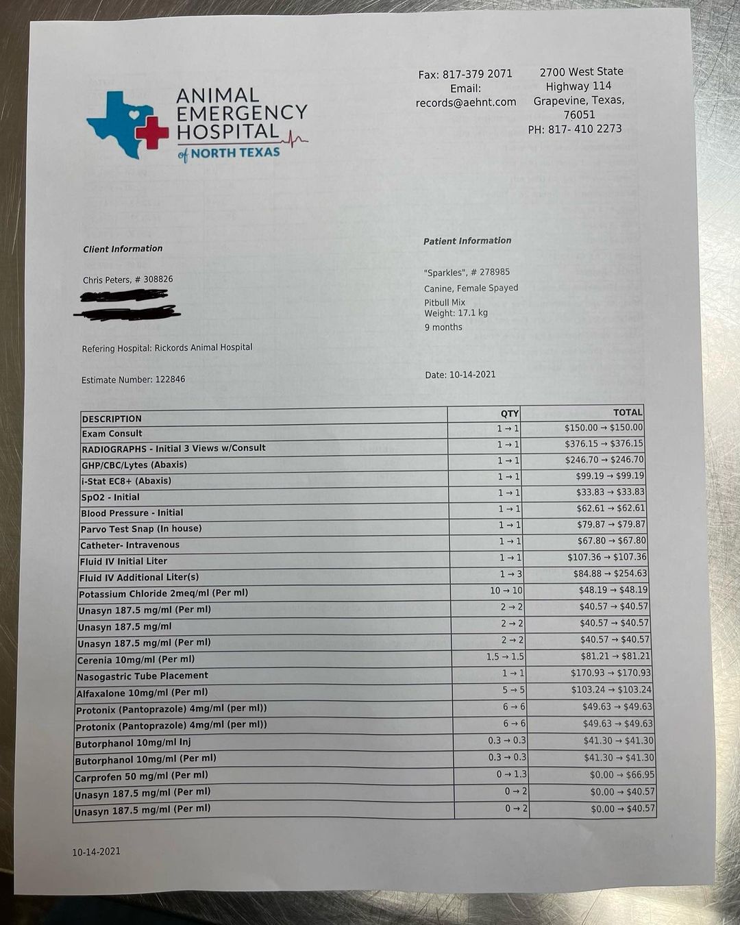 Updated invoice from our Sparkle post. Low estimate is $4000 for 24 hours of care. We really need all the support and prayers for this sweet girl ❤️🙏🏼🐾

https://linktr.ee/Montanapittieproject