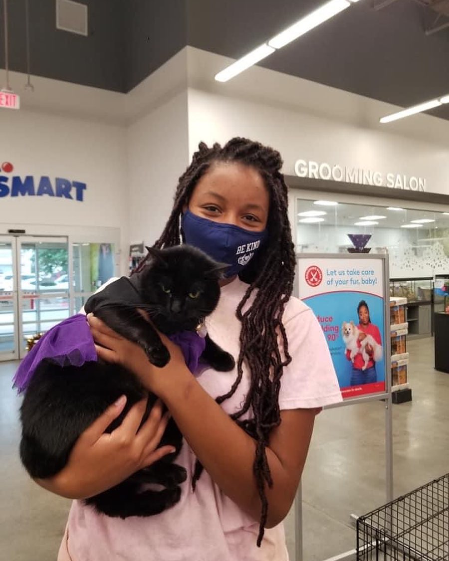 Yay, Simone!! Congratulations on your new furever home and family!! <a target='_blank' href='https://www.instagram.com/explore/tags/LMNFelineRescue/'>#LMNFelineRescue</a> <a target='_blank' href='https://www.instagram.com/explore/tags/LMNRescue/'>#LMNRescue</a> <a target='_blank' href='https://www.instagram.com/explore/tags/LoveMeNow/'>#LoveMeNow</a>  <a target='_blank' href='https://www.instagram.com/explore/tags/PetSmart/'>#PetSmart</a> <a target='_blank' href='https://www.instagram.com/explore/tags/PetSmartLakeHouston/'>#PetSmartLakeHouston</a> <a target='_blank' href='https://www.instagram.com/explore/tags/PetSmartCharities/'>#PetSmartCharities</a> <a target='_blank' href='https://www.instagram.com/explore/tags/AdoptLove/'>#AdoptLove</a> <a target='_blank' href='https://www.instagram.com/explore/tags/AdoptionDay/'>#AdoptionDay</a>