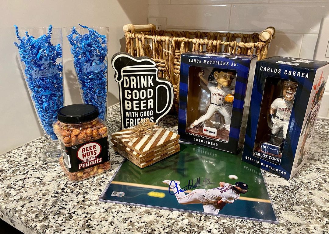 We are so excited the Astros are going to the World Series! What better way to celebrate than getting raffle tickets to win our Astros Raffle Basket! ￼￼ The autographed photo and bobbleheads were generously donated by the @astrosbaseball The winner will be announced at our Howloween event at @holmandrafthall_htx on October 30th. You do not have to be present to win! ￼

Astros Basket includes: 2 Astros beer glasses, set of 4 coasters, beer nuts, beer sign, Lance McCullers and Carlos Correa bobbleheads and autographed picture of Lance McCullers donated by the Houston Astros. 

Raffle tickets are $5 each or 5 for $20. PayPal (hhfrescue@gmail.com), Venmo (hhfrescue), cash or credit accepted. Please include phone # and “Astros basket” in the notes if you pay with PayPal or Venmo. You do not have to be present to win! Winners will be drawn towards the end of the event! <a target='_blank' href='https://www.instagram.com/explore/tags/hhfr/'>#hhfr</a> <a target='_blank' href='https://www.instagram.com/explore/tags/fundraiser/'>#fundraiser</a> <a target='_blank' href='https://www.instagram.com/explore/tags/raffle/'>#raffle</a> <a target='_blank' href='https://www.instagram.com/explore/tags/HoustonAstros/'>#HoustonAstros</a> <a target='_blank' href='https://www.instagram.com/explore/tags/supportrescue/'>#supportrescue</a> <a target='_blank' href='https://www.instagram.com/explore/tags/Houston/'>#Houston</a>