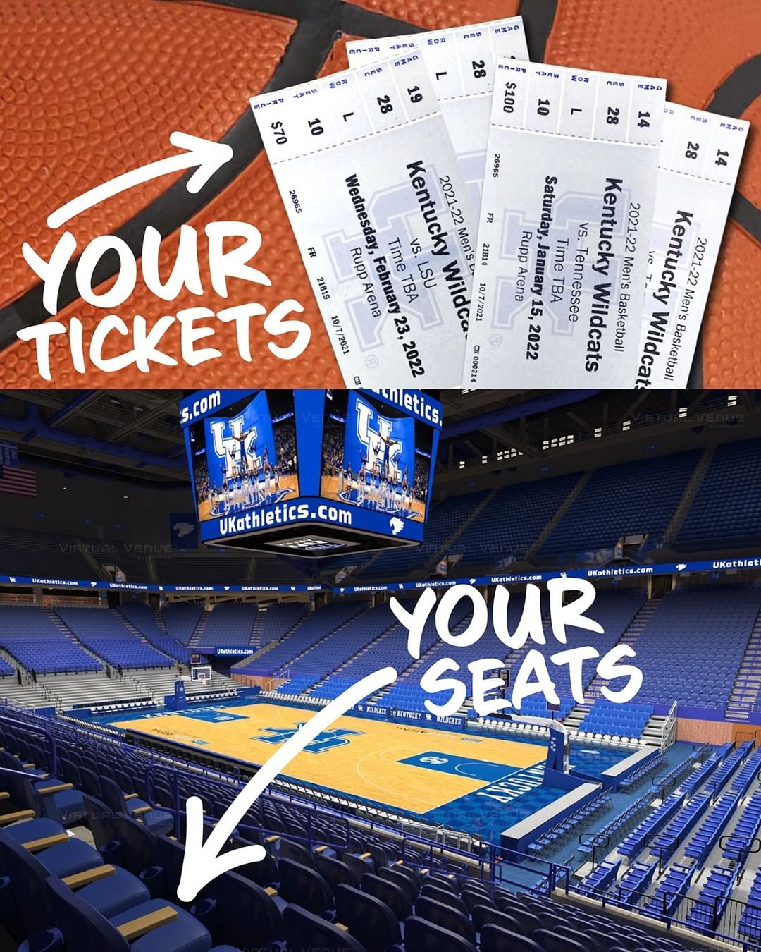 RAFFLE TIME! 

Excellent lower arena seats for 2 to see UK take on Tennessee AND LSU at Rupp Arena 😱 Come and get 'em, <a target='_blank' href='https://www.instagram.com/explore/tags/BBN/'>#BBN</a>! 

🔗 woodford-humane-society.square.site/bbn-raffle

These tickets are valued at over $600 but some lucky Cats fan is going to get a heck of a deal: raffle tickets are just $50. 

Tickets available until noon on Wednesday November 24. In the meantime, GO CATS...and go stock up on tickets! 

<a target='_blank' href='https://www.instagram.com/explore/tags/gobigblue/'>#gobigblue</a> <a target='_blank' href='https://www.instagram.com/explore/tags/bigbluenation/'>#bigbluenation</a> <a target='_blank' href='https://www.instagram.com/explore/tags/rupparena/'>#rupparena</a> <a target='_blank' href='https://www.instagram.com/explore/tags/gocats/'>#gocats</a> <a target='_blank' href='https://www.instagram.com/explore/tags/charityraffle/'>#charityraffle</a> <a target='_blank' href='https://www.instagram.com/explore/tags/givelocal/'>#givelocal</a> <a target='_blank' href='https://www.instagram.com/explore/tags/givelocalky/'>#givelocalky</a> <a target='_blank' href='https://www.instagram.com/explore/tags/sharethelex/'>#sharethelex</a> <a target='_blank' href='https://www.instagram.com/explore/tags/sharethelexpets/'>#sharethelexpets</a>
