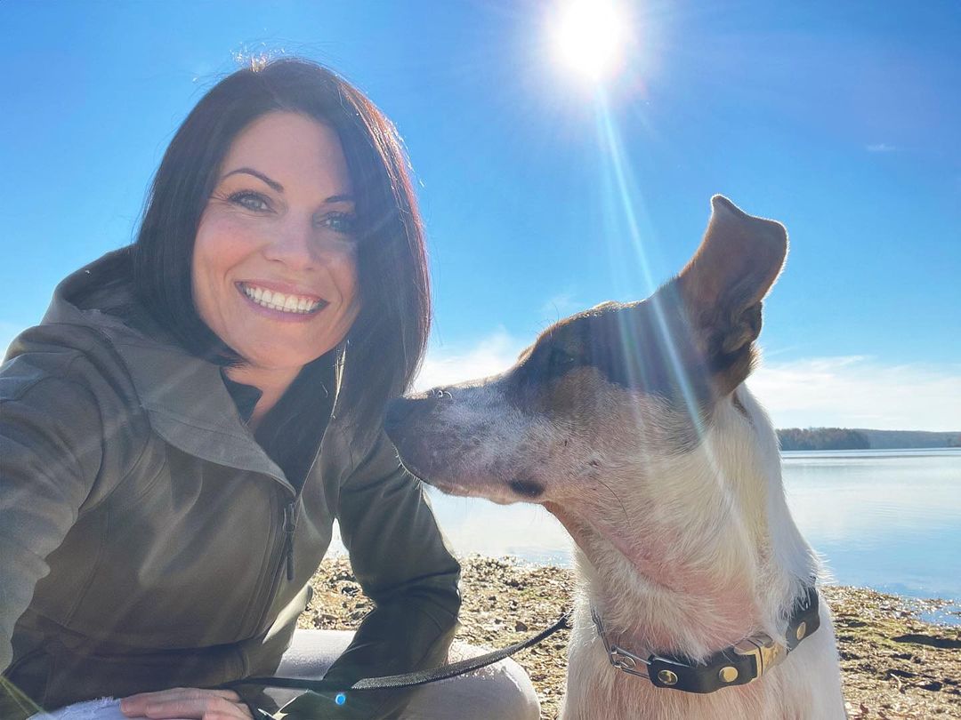 Adoptable Mickey & his foster mama & foster sister on a beautiful hike! 
•
For more information on Mickey please email us info@buddysrescue.com