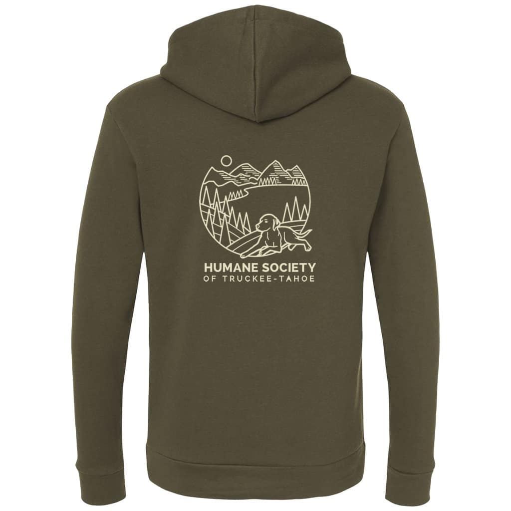 Just in time to get out and play in this pre-winter weather - NEW Humane Society of Truckee-Tahoe Pullover Sweatshirts are here in three new designs, a variety of colors and we've restocked your favorite zip-ups! Update your winter wardrobe today through our online store. Link in our Bio ❄️🖤🐾