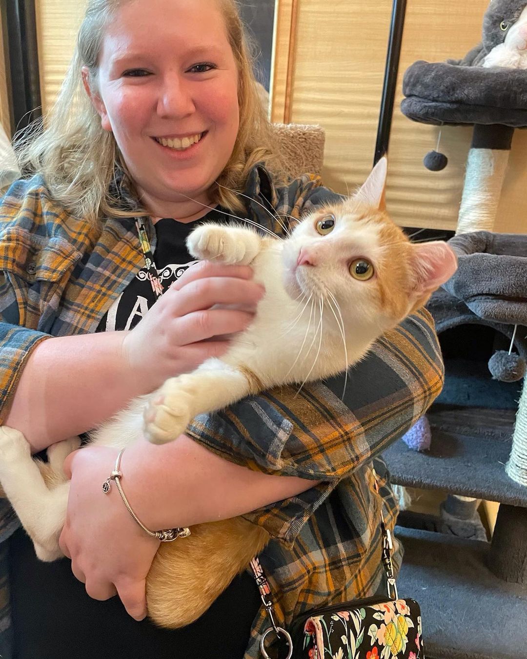 Tater has been adopted and is loving his new home!! When he got there, he sat by the window, watched the birds and purred up a storm! He and his new mom have been snuggling all day.♥️😊
<a target='_blank' href='https://www.instagram.com/explore/tags/adoptarescuedcat/'>#adoptarescuedcat</a> 
<a target='_blank' href='https://www.instagram.com/explore/tags/adoptdontshop/'>#adoptdontshop</a> 
<a target='_blank' href='https://www.instagram.com/explore/tags/adoptahomelesscat/'>#adoptahomelesscat</a> 
<a target='_blank' href='https://www.instagram.com/explore/tags/saveacat/'>#saveacat</a>