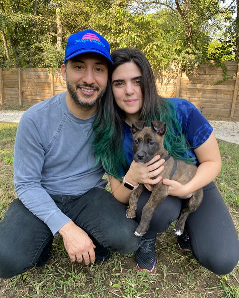 Congratulations to Tony and Courtenay of Nashville for adopting our adorable puppy Salem! 🖤 They fell in love at first sight! 

Tony and Courtenay will give Salem such a happy life filled with outdoor adventures, play dates with new doggie friends, and visits to local coffee shops and restaurants. She will also have a wonderful backyard where she can romp and play.  Salem gains two beautiful feline siblings, Puma and Fendi.

We hear Salem is settling in beautifully and is “thriving!” She is so loved and we are thrilled for her new life. Thank you for opening your hearts and home to this precious little girl.

Congratulations to Tony, Courtenay and Salem!! We look forward to hearing about her adventures and seeing how she grows in the coming months!