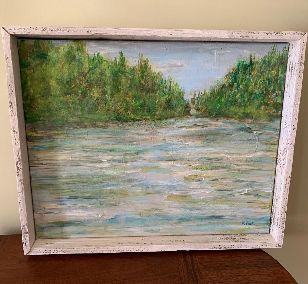 This beautiful painting of the Etowah River will be raffled this weekend at Catoberfest. Don’t miss your chance to own an original work by local artist and friend of FCPGA Rachel Pate.
Raffle tickets are $5 each.
 
You’ll also have the opportunity to bid on two additional paintings by Rachel (swipe left to see) along with dozens of gift baskets and curated items through the silent auction. Learn more about Catoberfest on our website at 
https://www.fcpga.org/catoberfest/

<a target='_blank' href='https://www.instagram.com/explore/tags/fcpga/'>#fcpga</a> <a target='_blank' href='https://www.instagram.com/explore/tags/catoberfest/'>#catoberfest</a>