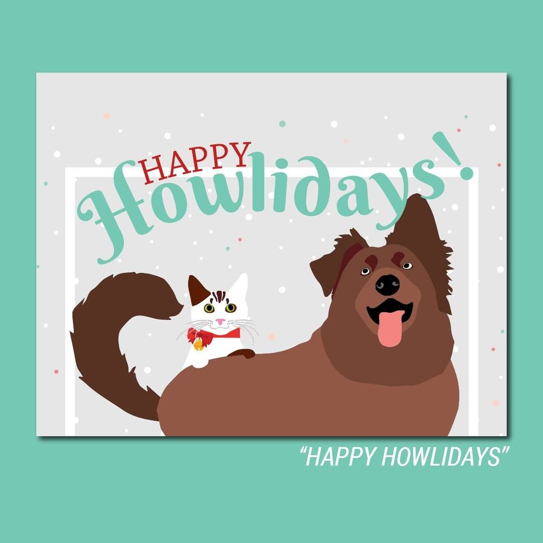 Holiday cards! So many cute holiday cards! FOUR NEW DESIGNS! More holiday cards than you can shake a stick at! 

$10 for a pack of 10 cards and envelopes - all designs blank inside. Cards measure 4.25