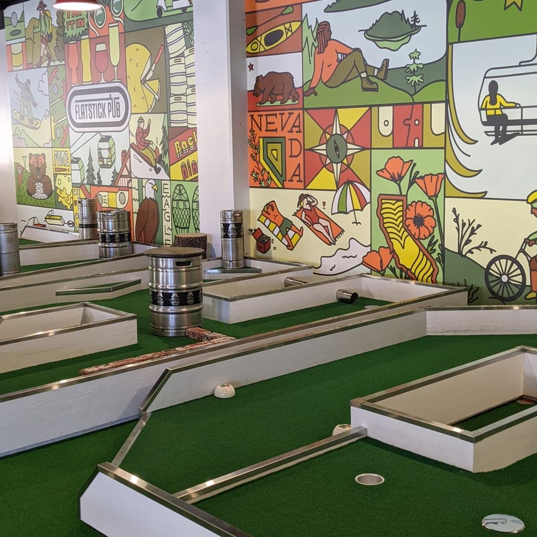 Looking for something fun to do this Sunday, Nov 7th?

Come join us at @flatstickpubtahoe South Lake for a pint and some indoor golf. $1 from each pint and golf game will be donated to HSTT. Come with the family or with friends, Flatstick is open from 11am-12am.

This event will happen every Sunday through the month of November.

HSTT Staff & Volunteers with be there each day from 2-5pm with giveaways, prizes and some fuzzy Alumni & Therapy pals! Come see us and say hello.