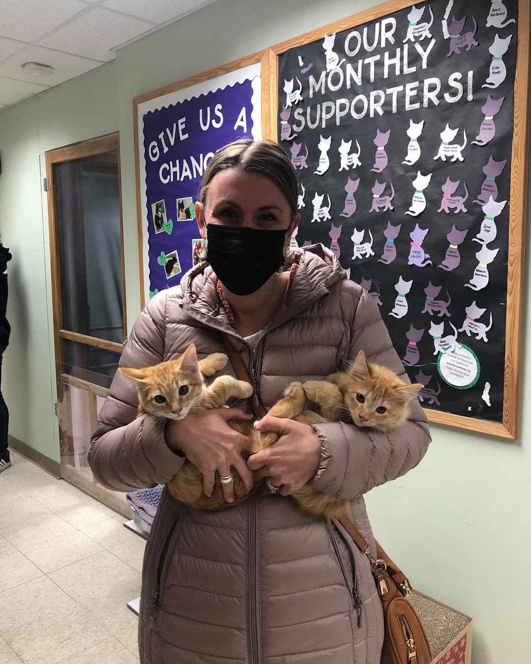 Welcome Home! 💜

Ender, Valentine, Pumpkin, Archie & Tango found their happily ever afters!

And…Mama Caprese made  her foster home, her forever home!

To top the night off, donations! 🎉💗 Thank you!