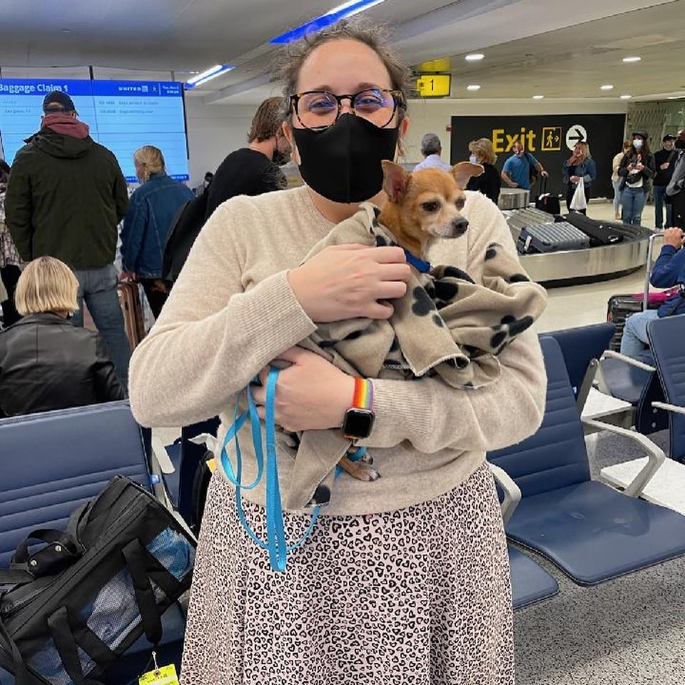 We'd like to thank Denise and her husband John for being our Flight Angels yesterday.  On their already scheduled flight to Newark,  they volunteered to bring two of our doggies with them in cabin. Bitsy and Taffy remained sweet and well behaved the entire time and their new parents were thrilled to meet them!
•
•
•
<a target='_blank' href='https://www.instagram.com/explore/tags/adoptdontshop/'>#adoptdontshop</a> <a target='_blank' href='https://www.instagram.com/explore/tags/adoption/'>#adoption</a> <a target='_blank' href='https://www.instagram.com/explore/tags/adopted/'>#adopted</a> <a target='_blank' href='https://www.instagram.com/explore/tags/dog/'>#dog</a> <a target='_blank' href='https://www.instagram.com/explore/tags/dogloversofinstagram/'>#dogloversofinstagram</a> <a target='_blank' href='https://www.instagram.com/explore/tags/fureverhome/'>#fureverhome</a> <a target='_blank' href='https://www.instagram.com/explore/tags/rescuedogsofinstagram/'>#rescuedogsofinstagram</a> <a target='_blank' href='https://www.instagram.com/explore/tags/rescuedismyfavoritebreed/'>#rescuedismyfavoritebreed</a> <a target='_blank' href='https://www.instagram.com/explore/tags/strayfromtheheart/'>#strayfromtheheart</a>