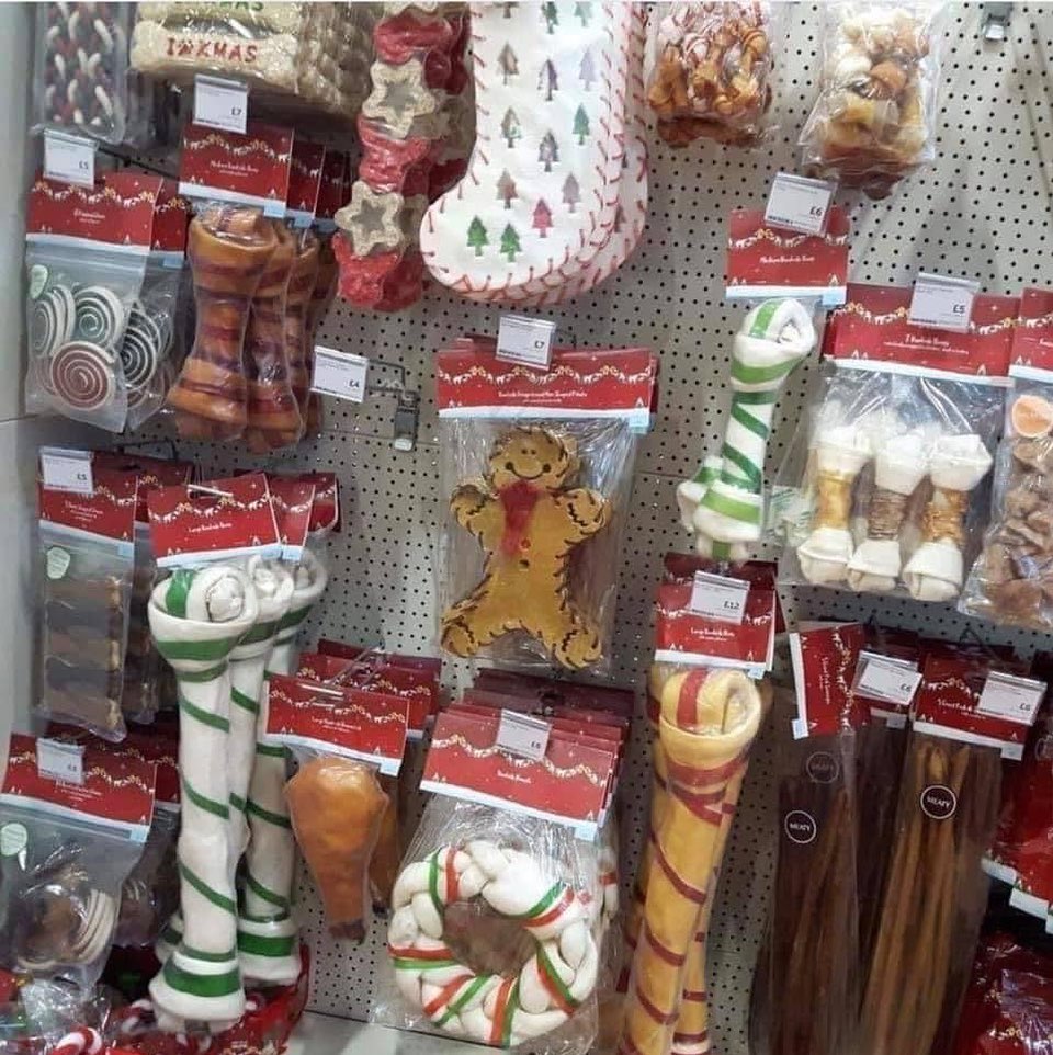 Morning all!! Just a little warning regarding the Xmas treat many stores are now starting to stock for dogs at xmas.
 
Many of these so called treats end up with the dog 