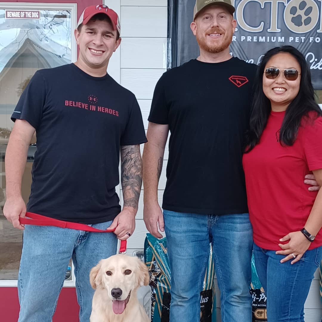 Today was a great day for a special dog and a very deserving Veteran! Thank you Charlie for your service and we hope Wilbur will be by your side for many years to come. Also, a big thank you to @strongk9_solutions for believing Wilbur had what it takes to become a service dog!! You guys rock! 🐾

<a target='_blank' href='https://www.instagram.com/explore/tags/dirtroaddoggiesrescue/'>#dirtroaddoggiesrescue</a> <a target='_blank' href='https://www.instagram.com/explore/tags/landofthefreebecauseofthebrave/'>#landofthefreebecauseofthebrave</a>