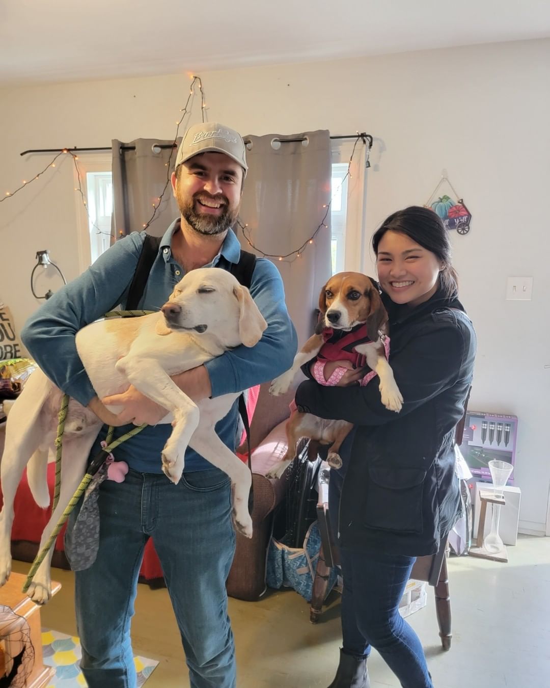 After 7 months with us this happy little beagle went to her furever home. Delilah came to us heartworm positive and with a broken pelvis. She has since healed and is doing amazing. Congrats baby girl and have an amazing life!