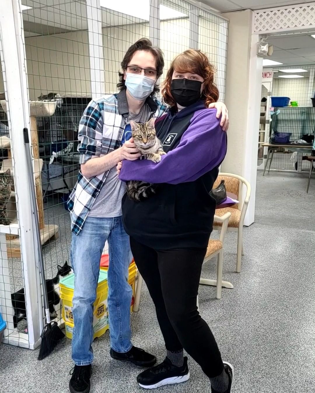 Sweet Kenzy stole this couples heart and is now off to her forever home! 🥰