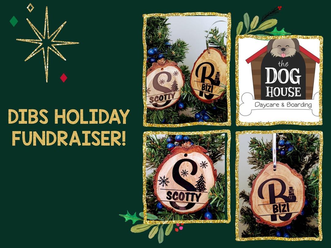 DIBS Holiday Fundraiser!! ✨

We’ve partnered with Melanie from @thedoghousehamilton to bring to you Wooden Ornaments (can be used as coasters too!) for every member of the family; human or furry friend! Fun fact: Each letter has a unique design!

These make perfect gifts for teachers, grandparents, friends, family, or anyone else!

Melanie will be donating 50% of the purchase price to DIBS Rescue! 

Pricing:
1 Wooden Ornament for $10 OR
3 Wooden Ornaments for $25

Please place your orders directly with Melanie at @thedoghousehamilton and get your orders in by December 1st to avoid the Canada Post Holiday rush! 

*Free pick up in Hamilton or get it shipped to you at an extra cost.

As always, thank you for your support! 💚