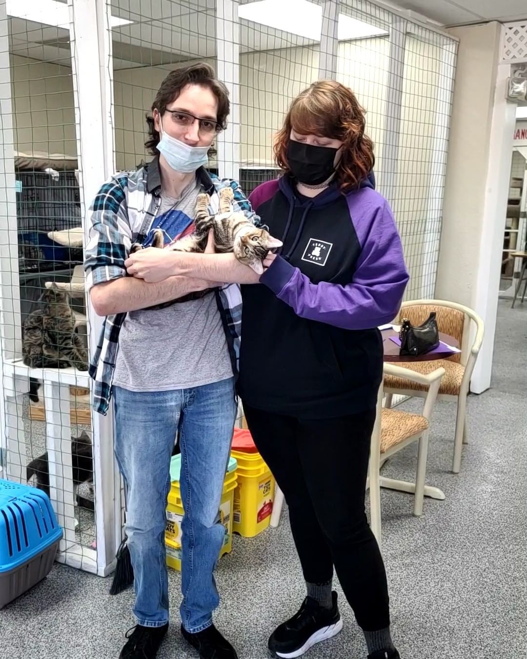 Sweet Kenzy stole this couples heart and is now off to her forever home! 🥰