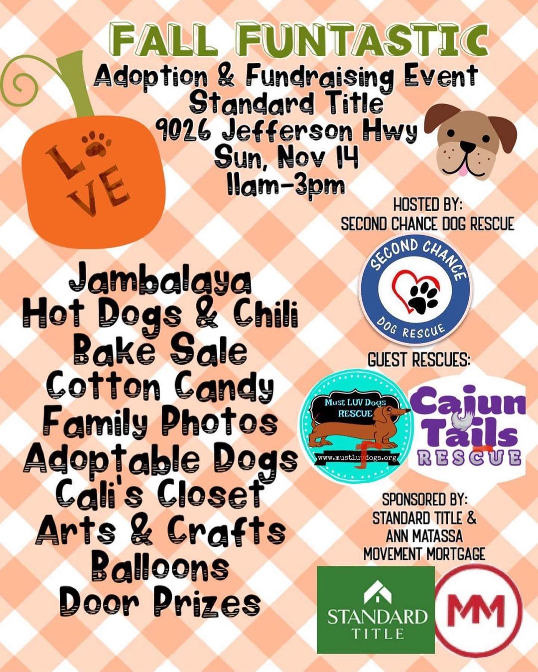 Sadly, we will NOT be able to make today’s event; however, please go out and support the amazing rescues who will be there.  Especially @secondchancedogrescuela  This is an important fund raising event for them and right now it’s more important than ever to support your local rescues.  It’s gonna be an amazing event!  <a target='_blank' href='https://www.instagram.com/explore/tags/fallevents/'>#fallevents</a> <a target='_blank' href='https://www.instagram.com/explore/tags/rescueluv/'>#rescueluv</a>