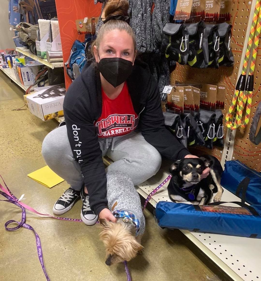 Josie (right) also found her forever home over the weekend! <a target='_blank' href='https://www.instagram.com/explore/tags/orphanannierescue/'>#orphanannierescue</a>