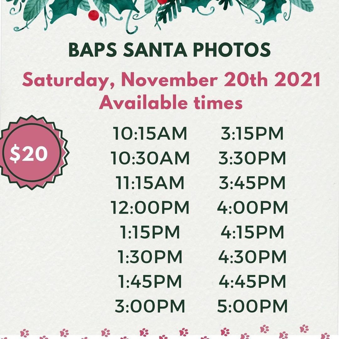 LAST CHANCE! to sign up for santa photos at BAPS. Furrkids are welcome! 🥰🐾 See available times for this Saturday!!!

<a target='_blank' href='https://www.instagram.com/explore/tags/brooksalberta/'>#brooksalberta</a> <a target='_blank' href='https://www.instagram.com/explore/tags/BrooksAB/'>#BrooksAB</a>