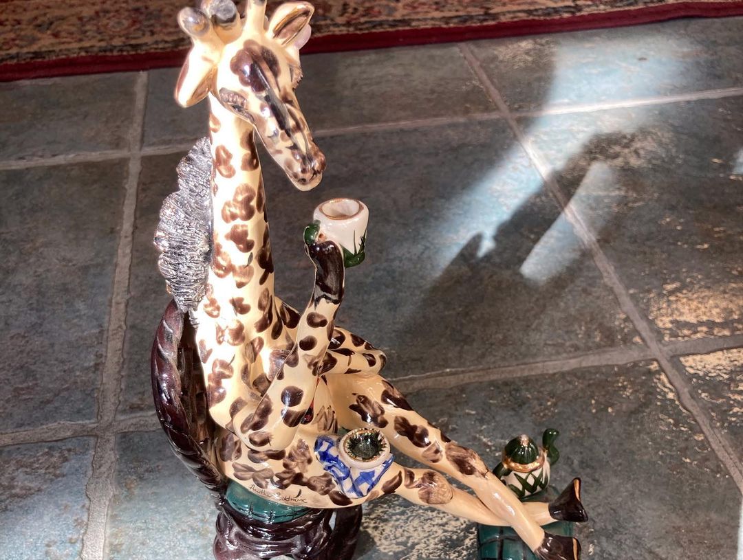 Now at SpayMart: the reclining, tea-drinking giraffe you’ve been missing from your life. If you really need a reason other than Because - all proceeds go toward SpayMart’s feline rescue mission ⚜️ <a target='_blank' href='https://www.instagram.com/explore/tags/rumorsaretrue/'>#rumorsaretrue</a> <a target='_blank' href='https://www.instagram.com/explore/tags/giraffe/'>#giraffe</a> <a target='_blank' href='https://www.instagram.com/explore/tags/nola/'>#nola</a> <a target='_blank' href='https://www.instagram.com/explore/tags/teadrinkers/'>#teadrinkers</a> <a target='_blank' href='https://www.instagram.com/explore/tags/curiosities/'>#curiosities</a> <a target='_blank' href='https://www.instagram.com/explore/tags/kitsch/'>#kitsch</a> <a target='_blank' href='https://www.instagram.com/explore/tags/kitschmas/'>#kitschmas</a>