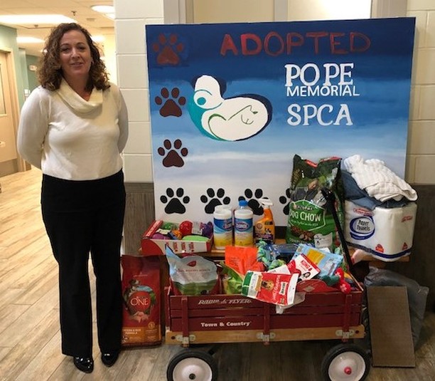 Friends from the NH Department of Justice stopped by today with MANY donations! Woofs and purrs of appreciation to all who contributed! <a target='_blank' href='https://www.instagram.com/explore/tags/donations/'>#donations</a> <a target='_blank' href='https://www.instagram.com/explore/tags/helpingpetsinneed/'>#helpingpetsinneed</a> <a target='_blank' href='https://www.instagram.com/explore/tags/pmspca/'>#pmspca</a>