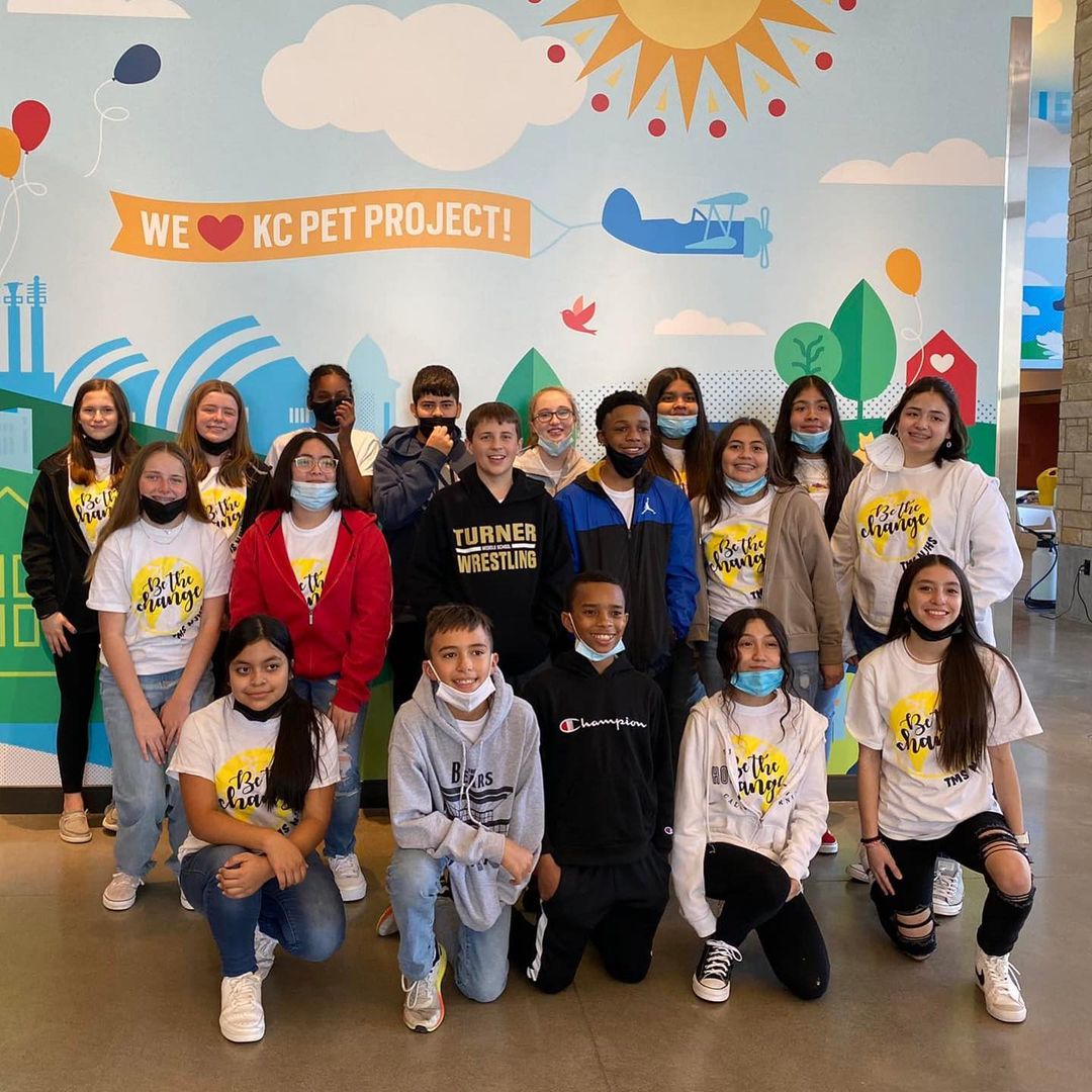 This past week we had a visit from 18 students from Turner Middle School. They helped clean kennels, made enrichment treats, and mixed food for our dog districts. What’s even more impressive is that they donated almost 100 pounds of dog food! Thank you to these amazing students!