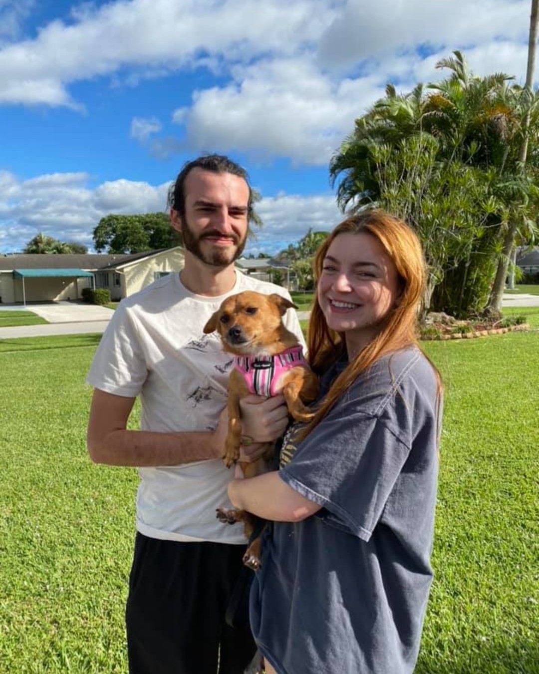 💖🎉🐾🎉💖
Hi everyone! My name is Sophia and I’m a beautiful mix girl. I came from Puerto Rico looking for ￼ a new start in life. It’s been kind of ruff there and even though I’m only a year old, I’ve been through a lot. DRSF had me pose for my Facebook glamour shots…You know….look at the camera, turn this way, now turn the other way…
I must have looked beautiful because look at me now with my new family! Wow, that didnt take long! I’m so excited to have a real home. Thank you everyone. Love, Sophia💖🎉🐾🎉💖