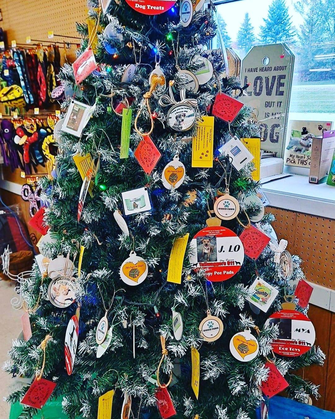 Are you looking to spoil some rescue pups with a little bit of holiday love? Tis the season!  Our hardworking volunteers have set up giving trees at a number of locations. Just look at how beautiful they are!  All you have to do is pick an ornament off the tree, buy a toy or treat or something neat 😊 and put it under the tree! I promise that your generosity will put a tail in motion with happy wags and thankful wigglebutt action! Our trees are located at:

1. Pet Supplies Plus (Mequon) 10964 N Port Washington Rd, Mequon, WI 
2. What’s in the Bowl, 15401 W National Ave, New Berlin, WI. 
3. Pet Supplies N More, S83W20411 Janesville Rd, Muskego, WI
4. Petco Pet Store, 4950 S. 76th St, Greenfield, WI
5. Happy Tails Pet Supplies, 5614 S. 108th St, Hales Corners, WI
6. Happy Tails Pet Supplies, 7720 S. Lovers Lane Rd, Suite 210, Franklin, WI
7. Whats in the Bowl, 19045 W Capitol Dr <a target='_blank' href='https://www.instagram.com/explore/tags/100/'>#100</a>, Brookfield, WI (next to Sendiks)

jrspupsnstuff.org  DS 270089 <a target='_blank' href='https://www.instagram.com/explore/tags/holidayseason/'>#holidayseason</a> <a target='_blank' href='https://www.instagram.com/explore/tags/tistheseason/'>#tistheseason</a> <a target='_blank' href='https://www.instagram.com/explore/tags/thankful/'>#thankful</a> <a target='_blank' href='https://www.instagram.com/explore/tags/jrspupsnstuff/'>#jrspupsnstuff</a> <a target='_blank' href='https://www.instagram.com/explore/tags/jrspups/'>#jrspups</a> <a target='_blank' href='https://www.instagram.com/explore/tags/jrsdogsofinstagram/'>#jrsdogsofinstagram</a> <a target='_blank' href='https://www.instagram.com/explore/tags/rescuedog/'>#rescuedog</a> <a target='_blank' href='https://www.instagram.com/explore/tags/rescuedogsofinstagram/'>#rescuedogsofinstagram</a> <a target='_blank' href='https://www.instagram.com/explore/tags/rescue/'>#rescue</a> <a target='_blank' href='https://www.instagram.com/explore/tags/foster/'>#foster</a> <a target='_blank' href='https://www.instagram.com/explore/tags/adopt/'>#adopt</a> <a target='_blank' href='https://www.instagram.com/explore/tags/fosteringsaveslives/'>#fosteringsaveslives</a> <a target='_blank' href='https://www.instagram.com/explore/tags/fosterdog/'>#fosterdog</a> <a target='_blank' href='https://www.instagram.com/explore/tags/adoptdontshop/'>#adoptdontshop</a>