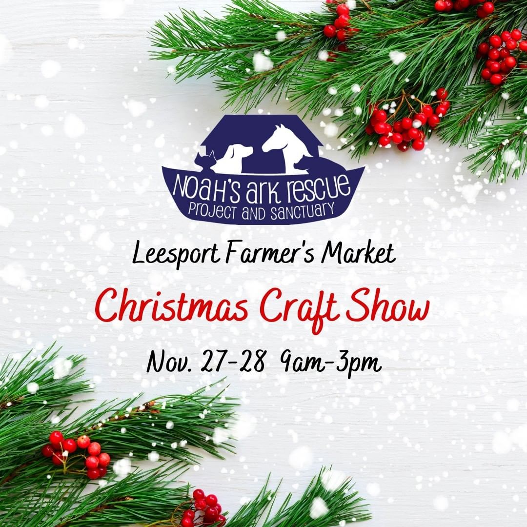 🛍🎄 Come out & support NARPS as we join over 400 other vendors at one of the areas biggest Christmas Craft shows! THIS WEEKEND! 
Nov. 27-28th 9am-3pm at Leesport Farmer's Market 
Find us in Row C in the Field. See ya there! 

https://fb.me/e/5CbDmLNoZ