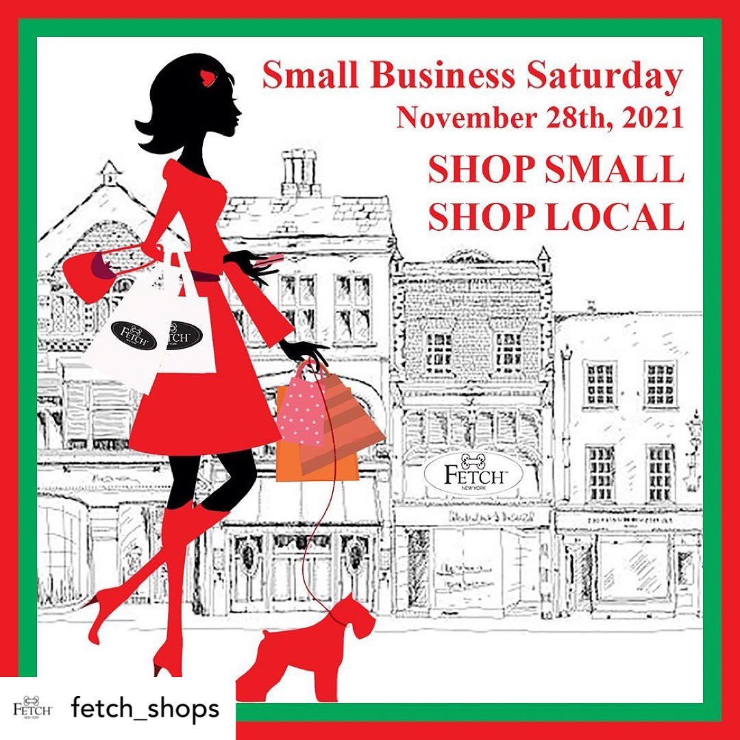 Tomorrow is Small Business Saturday shop fetch shop in Huntington Village <a target='_blank' href='https://www.instagram.com/explore/tags/supportsmallbusiness/'>#supportsmallbusiness</a> Posted @withregram • @fetch_shops We are celebrating Small Business Saturday with discounts throughout our store! 🛍
.
Dog Toys and Treats 10% Off
Advent Calendars BOGO 30% Off
Dog Accessories 15% Off
Dog Bedding 20% Off
.
Shop Small, Shop Local and spread joy this Holiday Season 🎅🎄🐾
.
Complimentary Gift Wrapping 🎁
.
<a target='_blank' href='https://www.instagram.com/explore/tags/fetchstyle/'>#fetchstyle</a> <a target='_blank' href='https://www.instagram.com/explore/tags/dogboutique/'>#dogboutique</a> <a target='_blank' href='https://www.instagram.com/explore/tags/smallbusiness/'>#smallbusiness</a> <a target='_blank' href='https://www.instagram.com/explore/tags/smallbusinesssaturday/'>#smallbusinesssaturday</a> <a target='_blank' href='https://www.instagram.com/explore/tags/holidaysale/'>#holidaysale</a> <a target='_blank' href='https://www.instagram.com/explore/tags/shoplocal/'>#shoplocal</a> <a target='_blank' href='https://www.instagram.com/explore/tags/longislanddog/'>#longislanddog</a> <a target='_blank' href='https://www.instagram.com/explore/tags/longislanddogparents/'>#longislanddogparents</a> <a target='_blank' href='https://www.instagram.com/explore/tags/dogsoflongisland/'>#dogsoflongisland</a> <a target='_blank' href='https://www.instagram.com/explore/tags/bestpetclothingstore/'>#bestpetclothingstore</a> <a target='_blank' href='https://www.instagram.com/explore/tags/bestoflongisland/'>#bestoflongisland</a> <a target='_blank' href='https://www.instagram.com/explore/tags/huntingtonvillage/'>#huntingtonvillage</a>