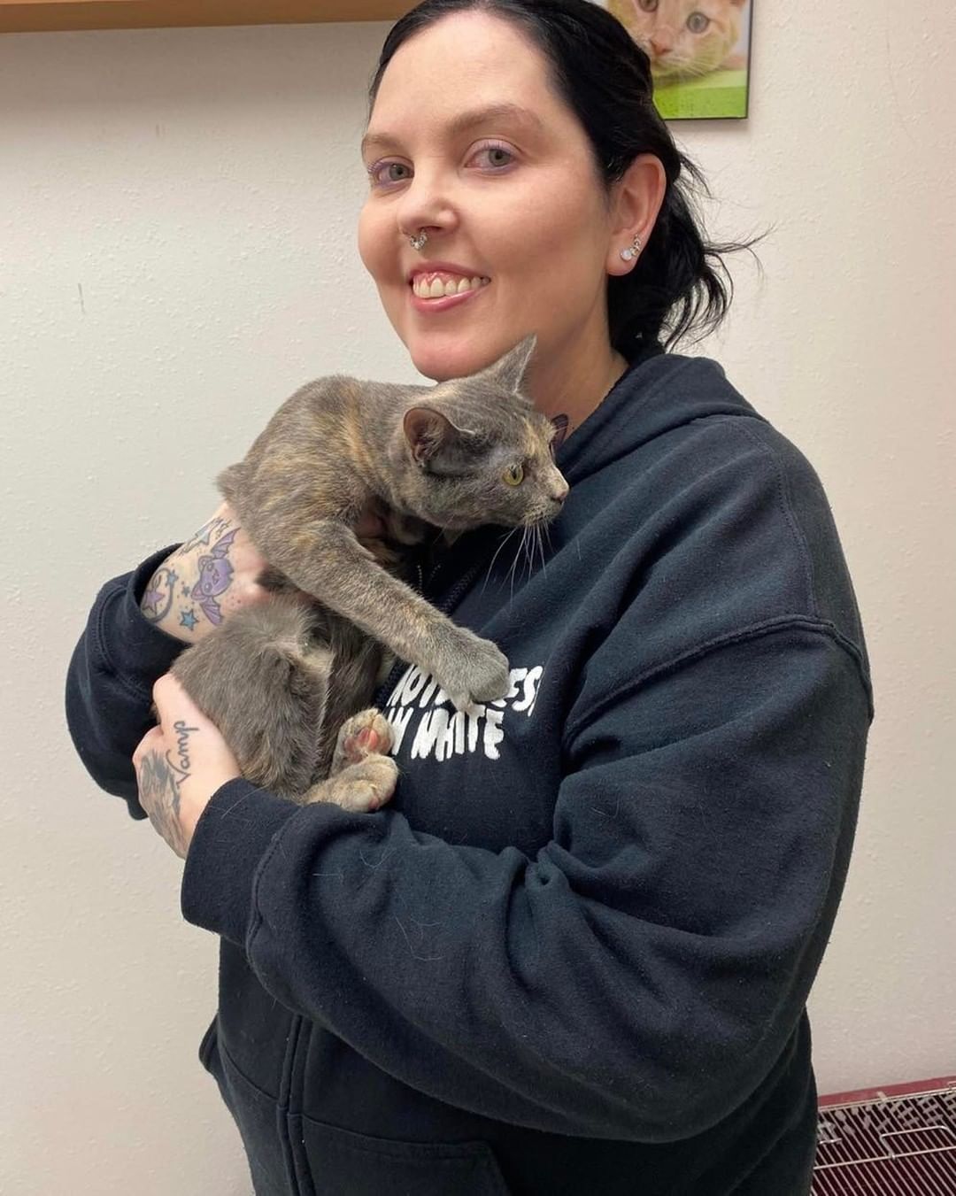 Shy little Zig got adopted by Brittany Johnson.