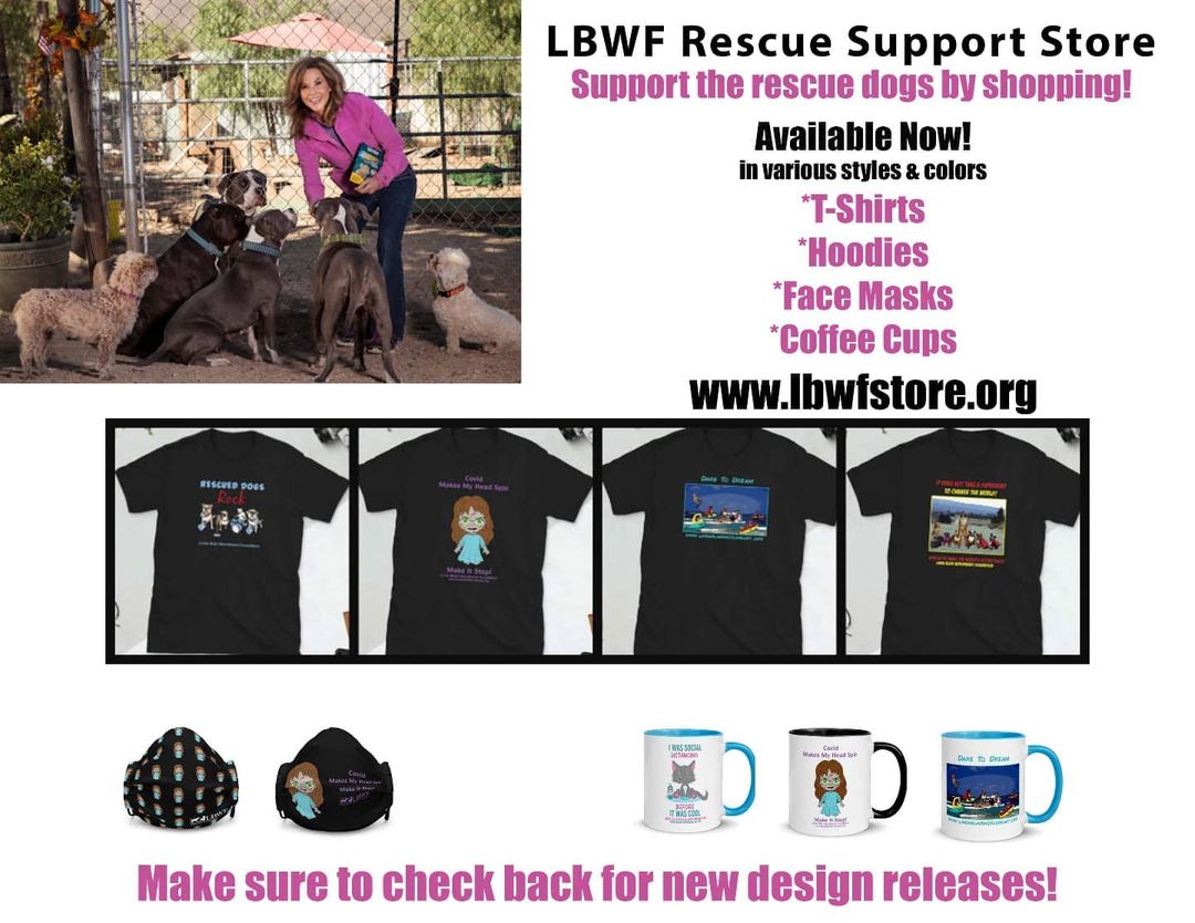 Small Business Saturday!

We have several designs available in our LBWF Rescue Support store! Makes a perfect gift for yourself or for the animal lovers in your life. 

We also have several designs for the movie fans!
Autographs also available! 
And several new holiday designs.

All available in various styles and colors!

Make sure to also check under accessories. There you will find coffee mugs, hats and more.

All proceeds benefit the rescued dogs at the Linda Blair Worldheart Foundation!

We appreciate and our grateful for your support to our small store. 

www.lbwfstore.org
or link in bio under LBWF Rescue Support store.

<a target='_blank' href='https://www.instagram.com/explore/tags/smallbusinesssupport/'>#smallbusinesssupport</a> <a target='_blank' href='https://www.instagram.com/explore/tags/smallbusinesssaturday/'>#smallbusinesssaturday</a> <a target='_blank' href='https://www.instagram.com/explore/tags/dogrescue/'>#dogrescue</a> <a target='_blank' href='https://www.instagram.com/explore/tags/supportanimalrescue/'>#supportanimalrescue</a> <a target='_blank' href='https://www.instagram.com/explore/tags/doglovers/'>#doglovers</a> <a target='_blank' href='https://www.instagram.com/explore/tags/catlovers/'>#catlovers</a> <a target='_blank' href='https://www.instagram.com/explore/tags/nonprofit/'>#nonprofit</a> <a target='_blank' href='https://www.instagram.com/explore/tags/nonprofitorganization/'>#nonprofitorganization</a> <a target='_blank' href='https://www.instagram.com/explore/tags/donationssavelives/'>#donationssavelives</a> <a target='_blank' href='https://www.instagram.com/explore/tags/wearyoursupport/'>#wearyoursupport</a> <a target='_blank' href='https://www.instagram.com/explore/tags/merch/'>#merch</a> <a target='_blank' href='https://www.instagram.com/explore/tags/swag/'>#swag</a> <a target='_blank' href='https://www.instagram.com/explore/tags/shirts/'>#shirts</a> <a target='_blank' href='https://www.instagram.com/explore/tags/autographs/'>#autographs</a> <a target='_blank' href='https://www.instagram.com/explore/tags/helpushelpthem/'>#helpushelpthem</a> <a target='_blank' href='https://www.instagram.com/explore/tags/lindablair/'>#lindablair</a> <a target='_blank' href='https://www.instagram.com/explore/tags/lindablairworldheart/'>#lindablairworldheart</a> <a target='_blank' href='https://www.instagram.com/explore/tags/thankyouforyoursupport/'>#thankyouforyoursupport</a>