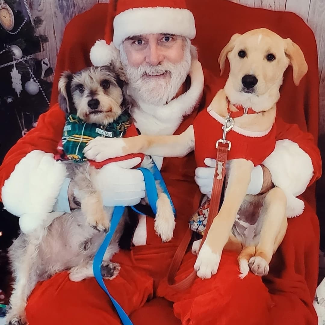 We're so excited to see you THIS SATURDAY from 10am-4pm for our Pictures with Santa and Stuff the Van event!

Join us between 10am-4pm to have your loved ones, human or furry, get their photo with Santa, drop off donations to help replenish our shelves, and check out our merchandise for sale including coloring books!  9225 W. Beloit Road

We can't wait to see you, and neither can our special guests!!

<a target='_blank' href='https://www.instagram.com/explore/tags/adoptdontshop/'>#adoptdontshop</a>
<a target='_blank' href='https://www.instagram.com/explore/tags/luckymuttswi/'>#luckymuttswi</a>
<a target='_blank' href='https://www.instagram.com/explore/tags/wisconsinrescue/'>#wisconsinrescue</a>
<a target='_blank' href='https://www.instagram.com/explore/tags/doglovers/'>#doglovers</a>
<a target='_blank' href='https://www.instagram.com/explore/tags/santa/'>#santa</a>
<a target='_blank' href='https://www.instagram.com/explore/tags/santascomingtotown/'>#santascomingtotown</a>
<a target='_blank' href='https://www.instagram.com/explore/tags/naughtyornice/'>#naughtyornice</a>
<a target='_blank' href='https://www.instagram.com/explore/tags/christmas/'>#christmas</a>
<a target='_blank' href='https://www.instagram.com/explore/tags/lovedogs/'>#lovedogs</a>