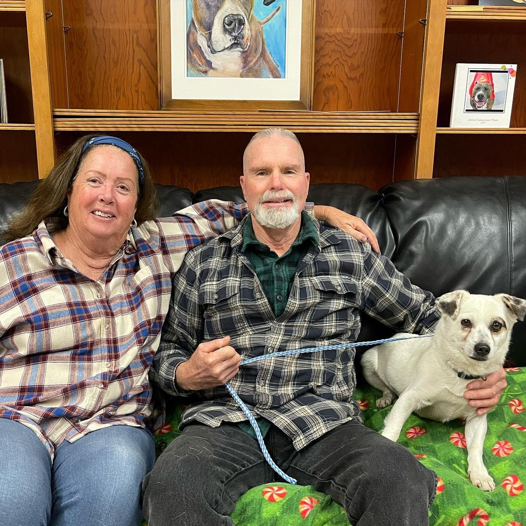 Sweet Wendell finally found his furever family. He’ll get to have a furry sister and live a wonderful adventures life in the mountains.