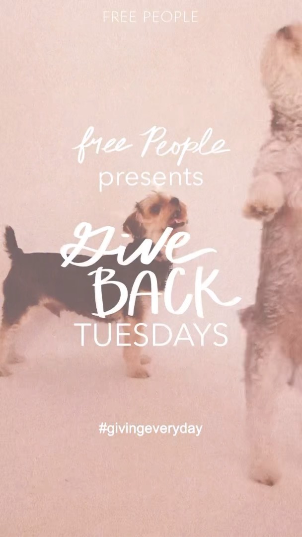 Every Tuesday, all holiday long, we’re celebrating Free People’s nonprofit partners, with who we have the honor of supporting & collaborating all year. Giving every day is part of our responsibility to you, the community & today, we are honoring Best Friends Animal Society, the largest network of no-kill animal shelters in the country, advocating for adoption and animal rights across all 50 states. Link in bio to learn more. @bestfriendsanimalsociety <a target='_blank' href='https://www.instagram.com/explore/tags/carefp/'>#carefp</a> <a target='_blank' href='https://www.instagram.com/explore/tags/givingeveryday/'>#givingeveryday</a> <a target='_blank' href='https://www.instagram.com/explore/tags/givingtuesday/'>#givingtuesday</a>