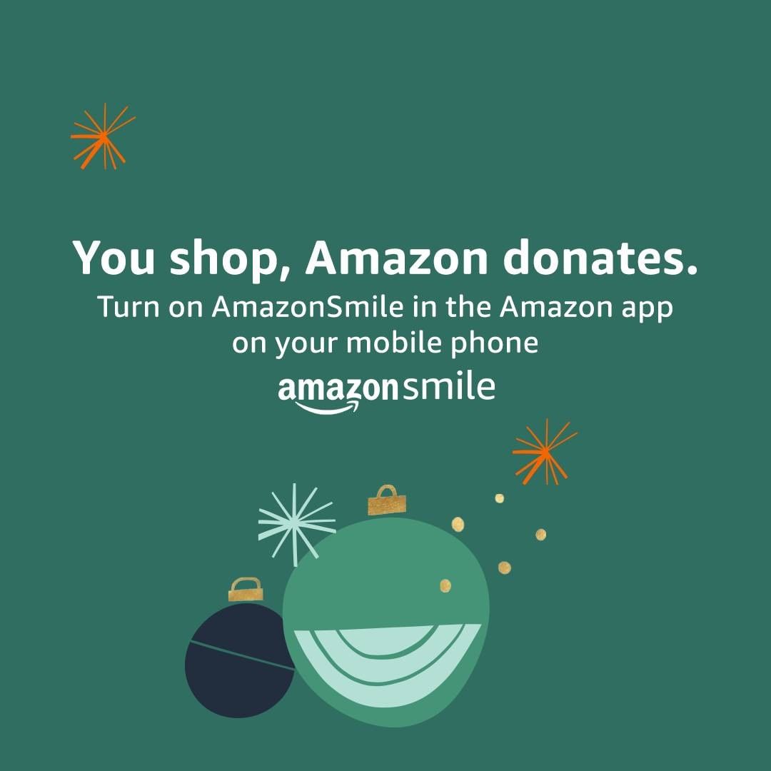 Your holiday shopping can help make a difference, at no additional cost to you!

When you shop at smile.amazon.com, or in the Amazon app with AmazonSmile turned on within Settings, you'll find the same products and same low prices as the Amazon you already know - plus, they donate a portion of your purchases to your chosen charity.

You can select us as your AmazonSmile charity by visiting: smile.amazon.com/ch/74-3140827

<a target='_blank' href='https://www.instagram.com/explore/tags/amazonsmilecharity/'>#amazonsmilecharity</a> <a target='_blank' href='https://www.instagram.com/explore/tags/amazonsmiledonates/'>#amazonsmiledonates</a>