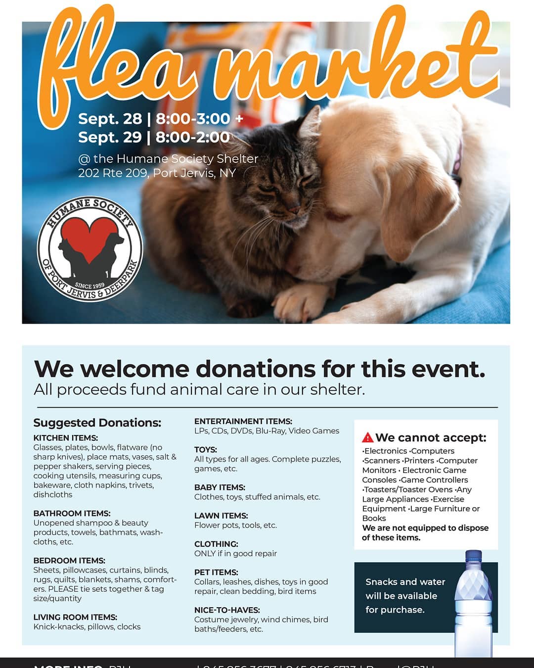 <a target='_blank' href='https://www.instagram.com/explore/tags/FleaMarket/'>#FleaMarket</a> <a target='_blank' href='https://www.instagram.com/explore/tags/Fundraiser/'>#Fundraiser</a> TOMORROW @pjhumanesociety <a target='_blank' href='https://www.instagram.com/explore/tags/donate/'>#donate</a> <a target='_blank' href='https://www.instagram.com/explore/tags/yardsale/'>#yardsale</a> <a target='_blank' href='https://www.instagram.com/explore/tags/garagesale/'>#garagesale</a> <a target='_blank' href='https://www.instagram.com/explore/tags/portjevisny/'>#portjevisny</a> <a target='_blank' href='https://www.instagram.com/explore/tags/PJHumane/'>#PJHumane</a>