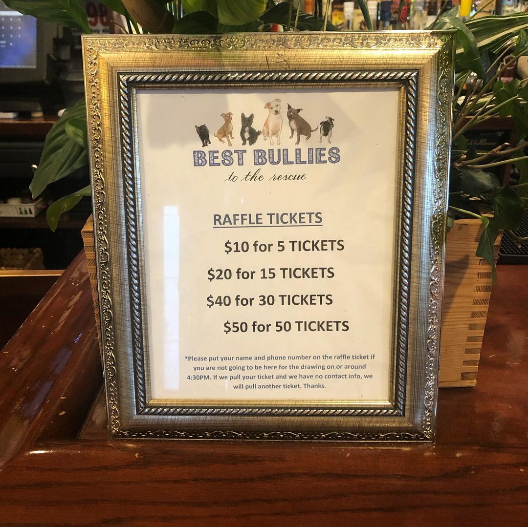 We are busy selling raffle tickets and enjoying all of our guests 🥰 2019 has brought a lot of rain and support in the same day! We are so glad to celebrate this year with all of you. Stay tuned for more! ❤️🐶