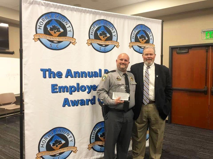 EMPLOYEE OF THE YEAR - LT. WYATT 🌟 Congratulations in your success, and thank you for all your hard work. We couldn’t be more proud to have you as our <a target='_blank' href='https://www.instagram.com/explore/tags/HCACC/'>#HCACC</a> Director. 
<a target='_blank' href='https://www.instagram.com/explore/tags/AnimalShelter/'>#AnimalShelter</a> <a target='_blank' href='https://www.instagram.com/explore/tags/AdoptDontShop/'>#AdoptDontShop</a> <a target='_blank' href='https://www.instagram.com/explore/tags/TeamHorry/'>#TeamHorry</a> <a target='_blank' href='https://www.instagram.com/explore/tags/HorryStrong/'>#HorryStrong</a> <a target='_blank' href='https://www.instagram.com/explore/tags/HorryCountyAnimalCareCenter/'>#HorryCountyAnimalCareCenter</a> <a target='_blank' href='https://www.instagram.com/explore/tags/Award/'>#Award</a> <a target='_blank' href='https://www.instagram.com/explore/tags/EmployeeOfTheYear/'>#EmployeeOfTheYear</a>