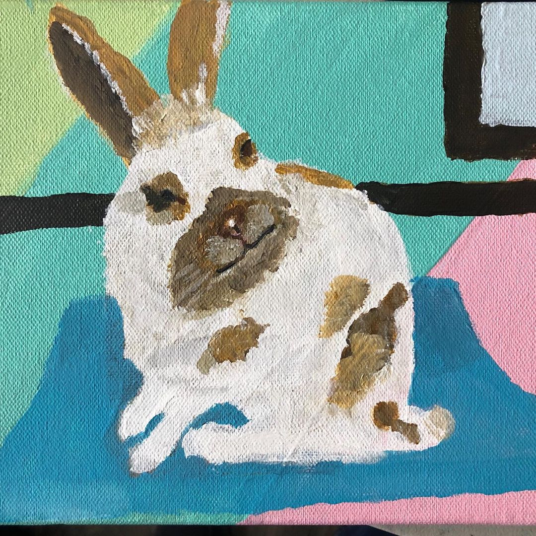 Clover, by Sandy Kamen Wisniewski $65 8x10 <a target='_blank' href='https://www.instagram.com/explore/tags/rabbits/'>#rabbits</a> <a target='_blank' href='https://www.instagram.com/explore/tags/rabbit/'>#rabbit</a> <a target='_blank' href='https://www.instagram.com/explore/tags/rabbitrescue/'>#rabbitrescue</a>